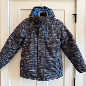 Eddie Bauer Kids Ski Jacket Waterproof 3/1 Insulated Coat Removable Shell A20